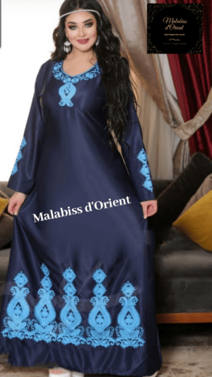 Robe Nawel bleue