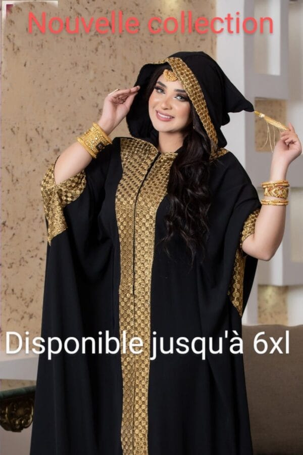 Abaya cape avec capuche Chamsy – Image 2