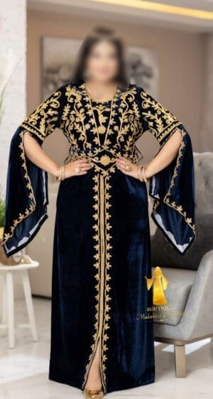 Caftan en velour Najet